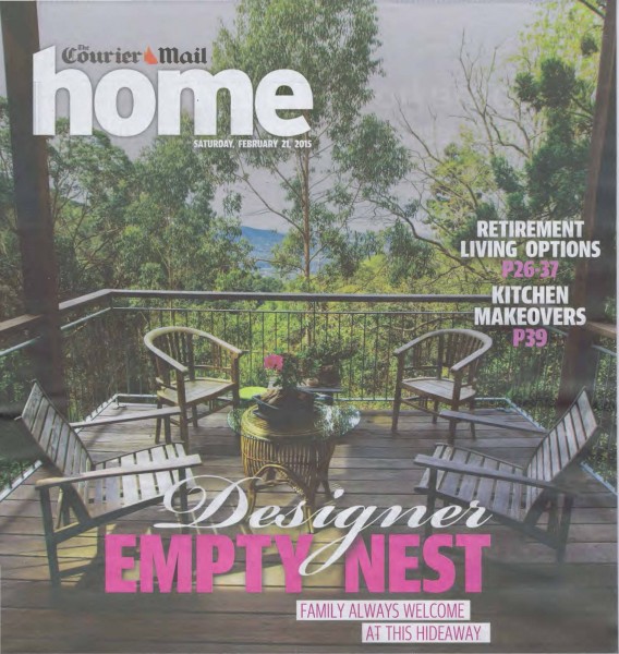 Courier Mail Home Magazine Sat 21 Feb 15 Cover