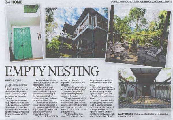 Courier Mail Home Magazine - 21 Feb 15 - Article